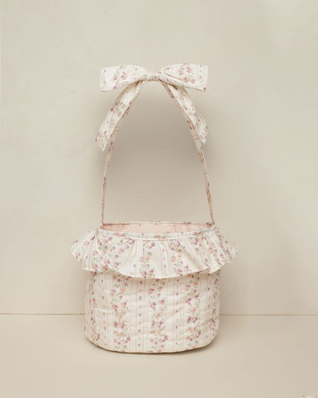 Easter Basket Floral Stripe