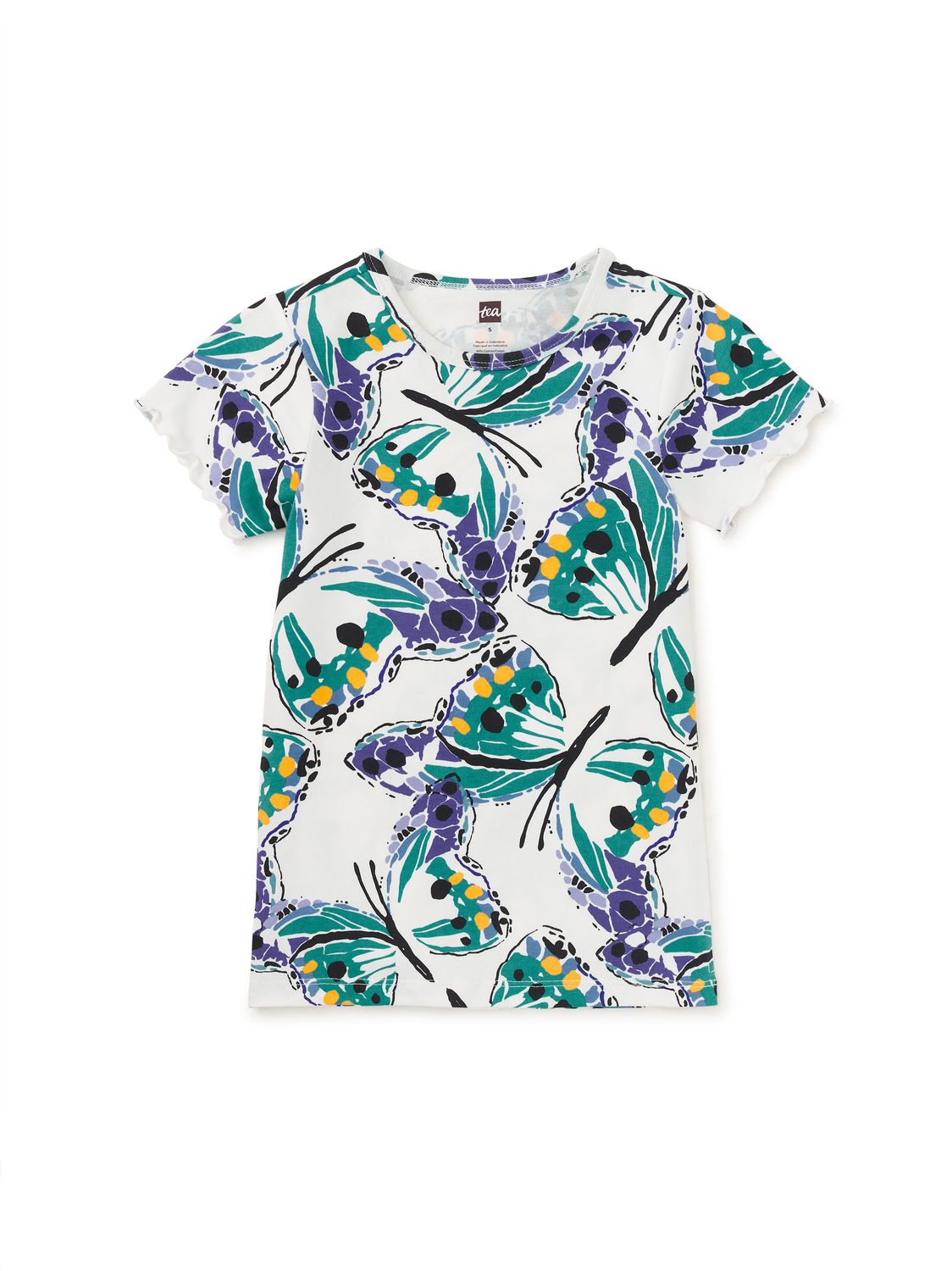 Printed Slim Fit Top Carnival Butterfly
