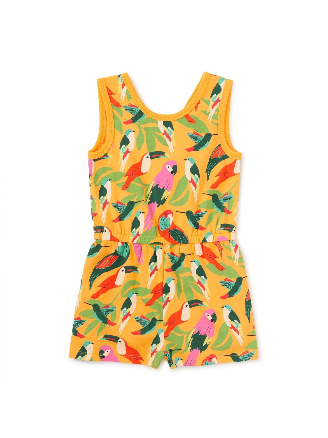 Reversible Wrap Romper Wild Birds