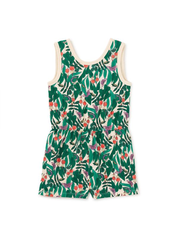 Reversible Wrap Romper Jungle Botanical
