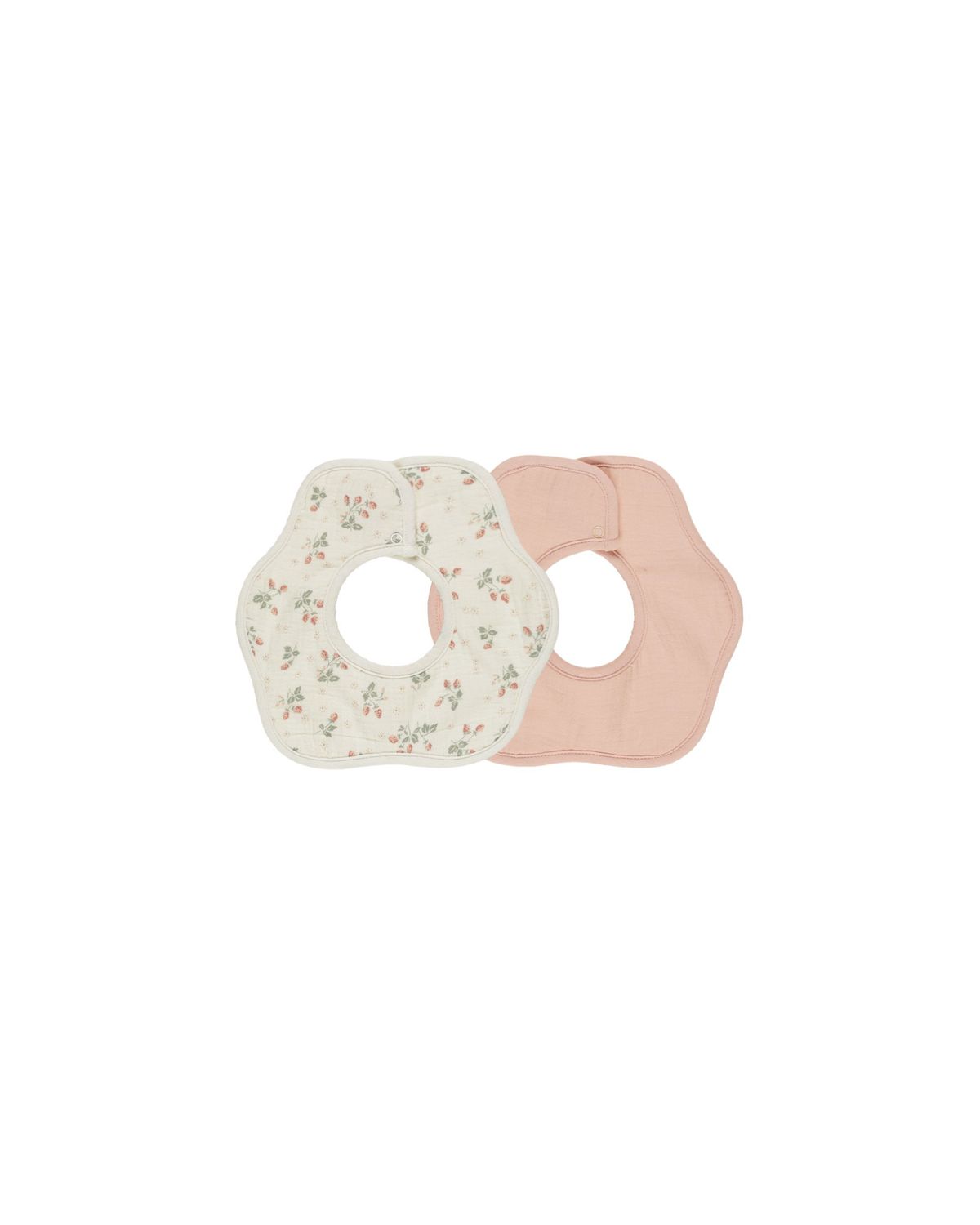 Flower Bib, 2 Pack Strawberries, Melon