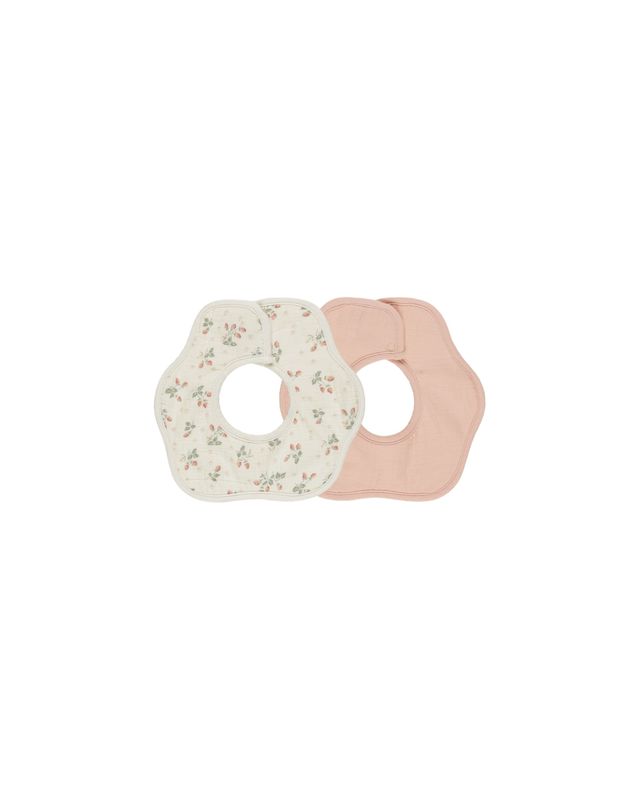Flower Bib, 2 Pack Strawberries, Melon
