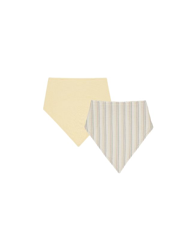 Bandana Scarf, 2 Pack Summer Stripe, Yellow