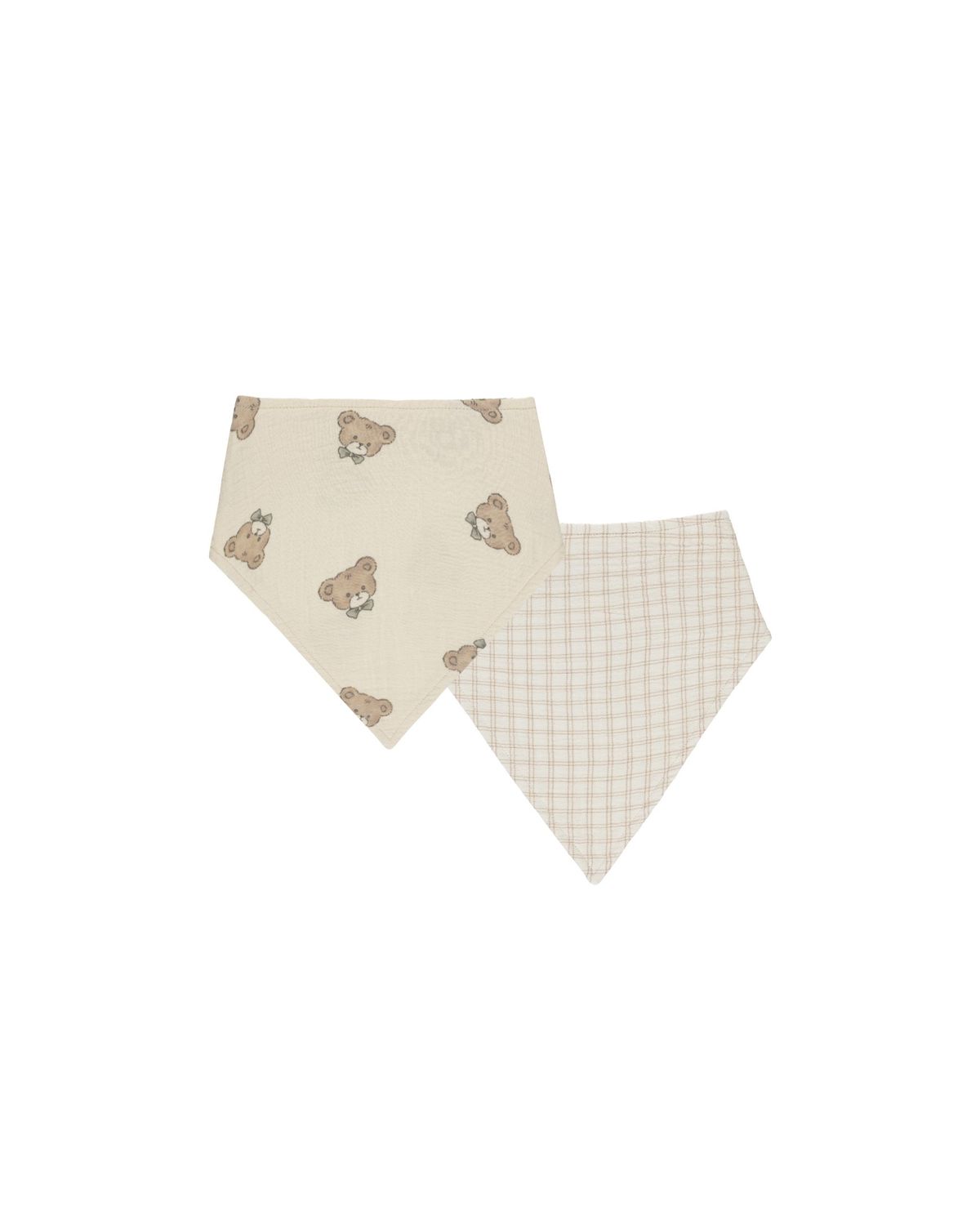 Bandana Scarf, 2 Pack Teddy, Oat Check