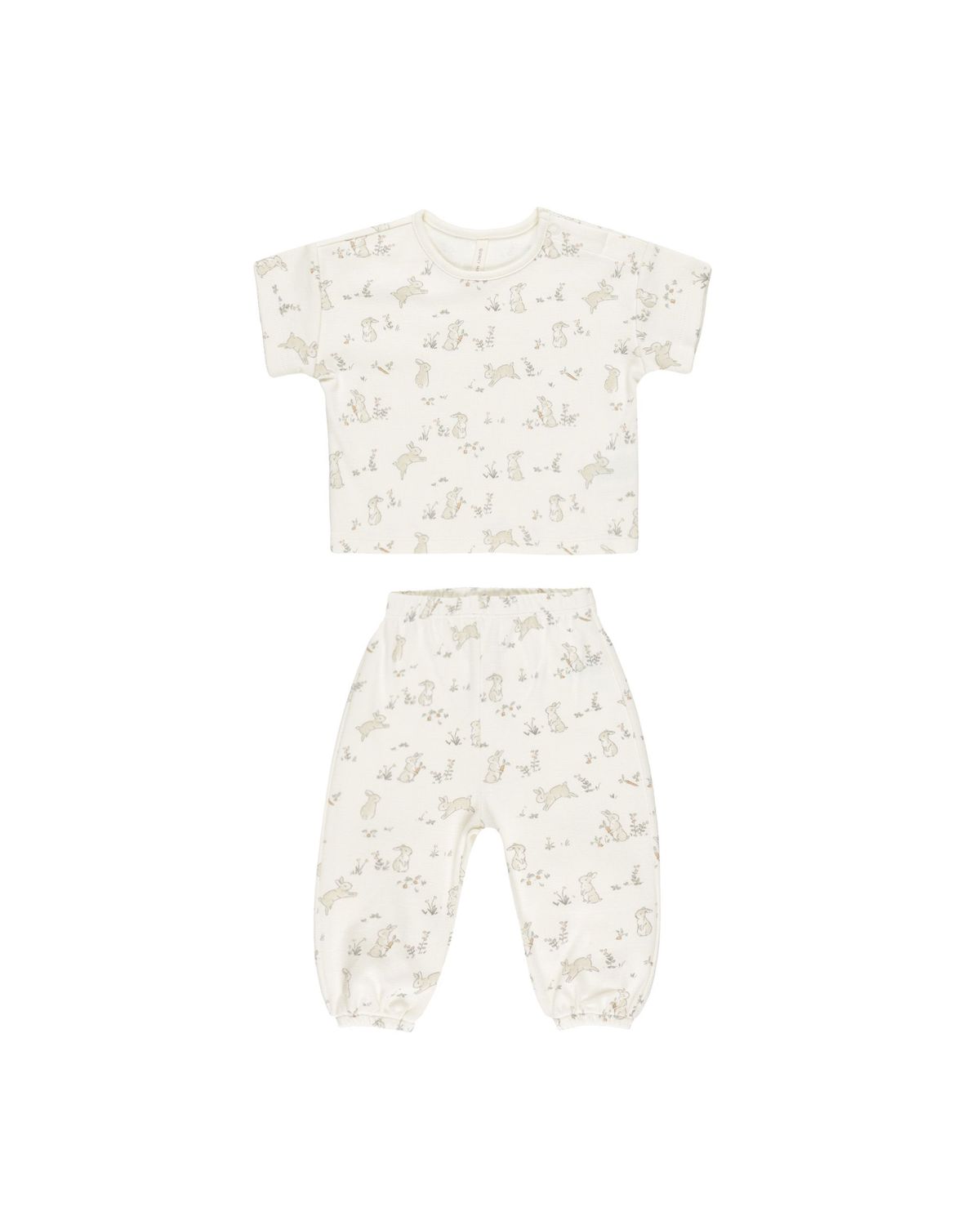 Jersey Tee + Pant Set Bunnies