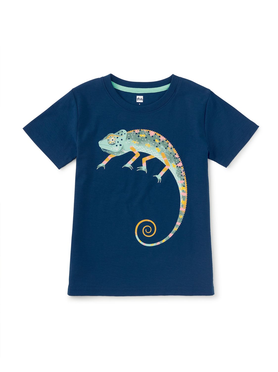 Cool Chameleon Graphic Tee Ascot Blue