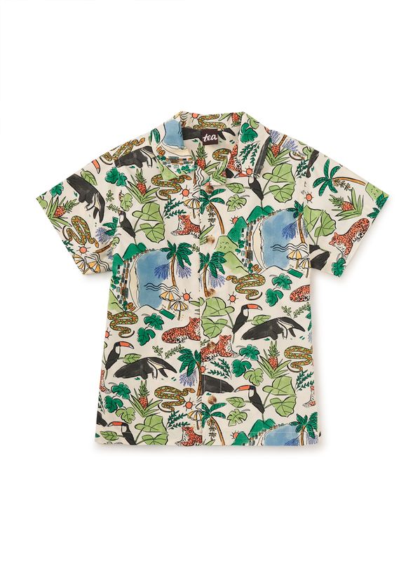 Printed Camp Shirt Rio Animal Scenic