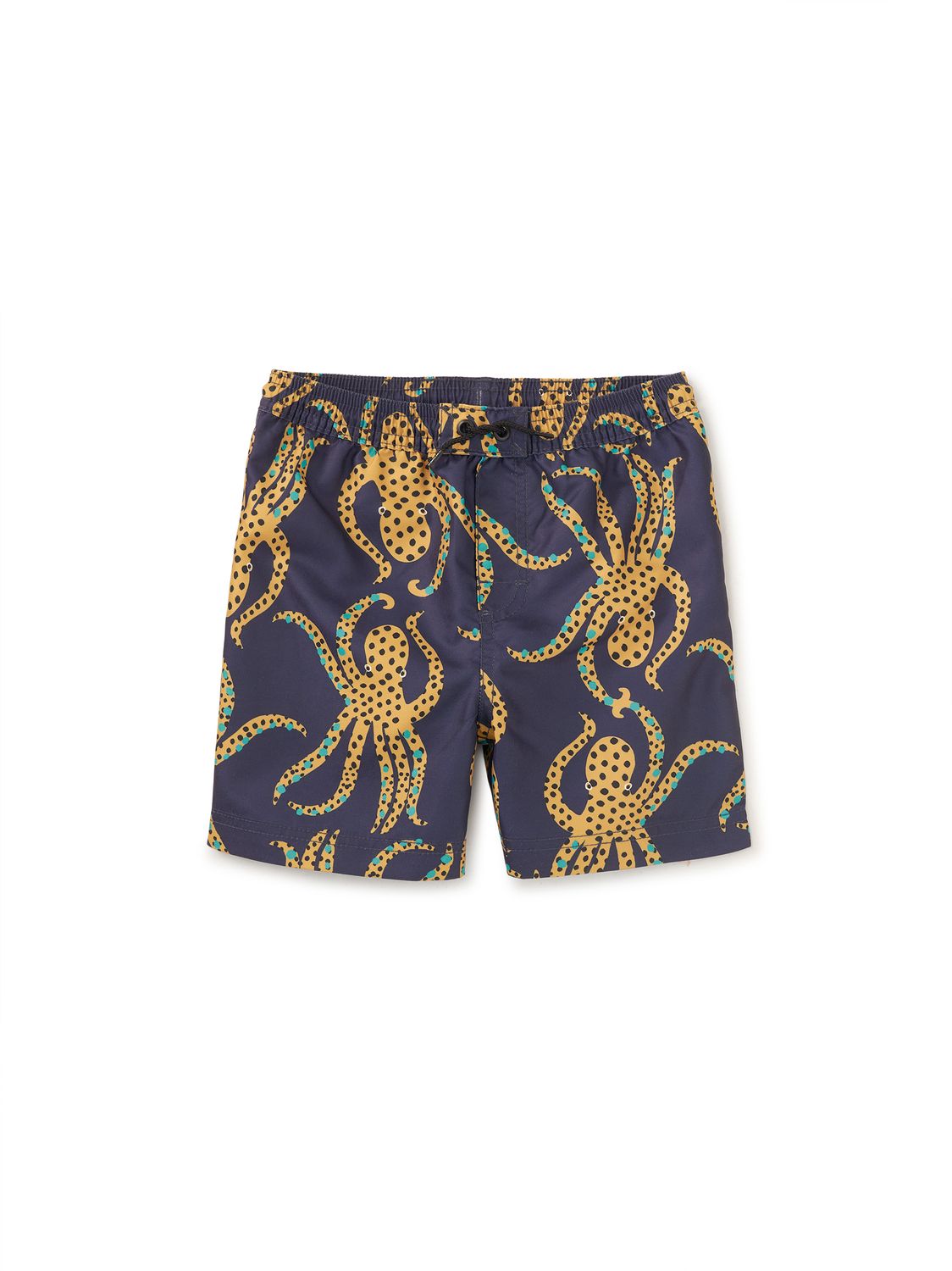 Mid-Length Swim Trunks Jaguar Spotted Octopus