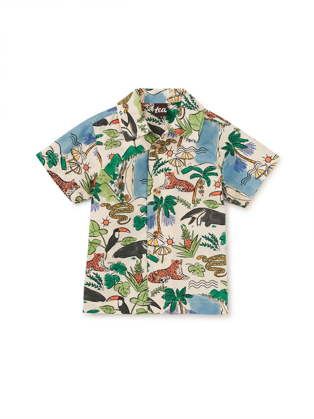 Printed Camp Baby Shirt Rio Animal Scenic