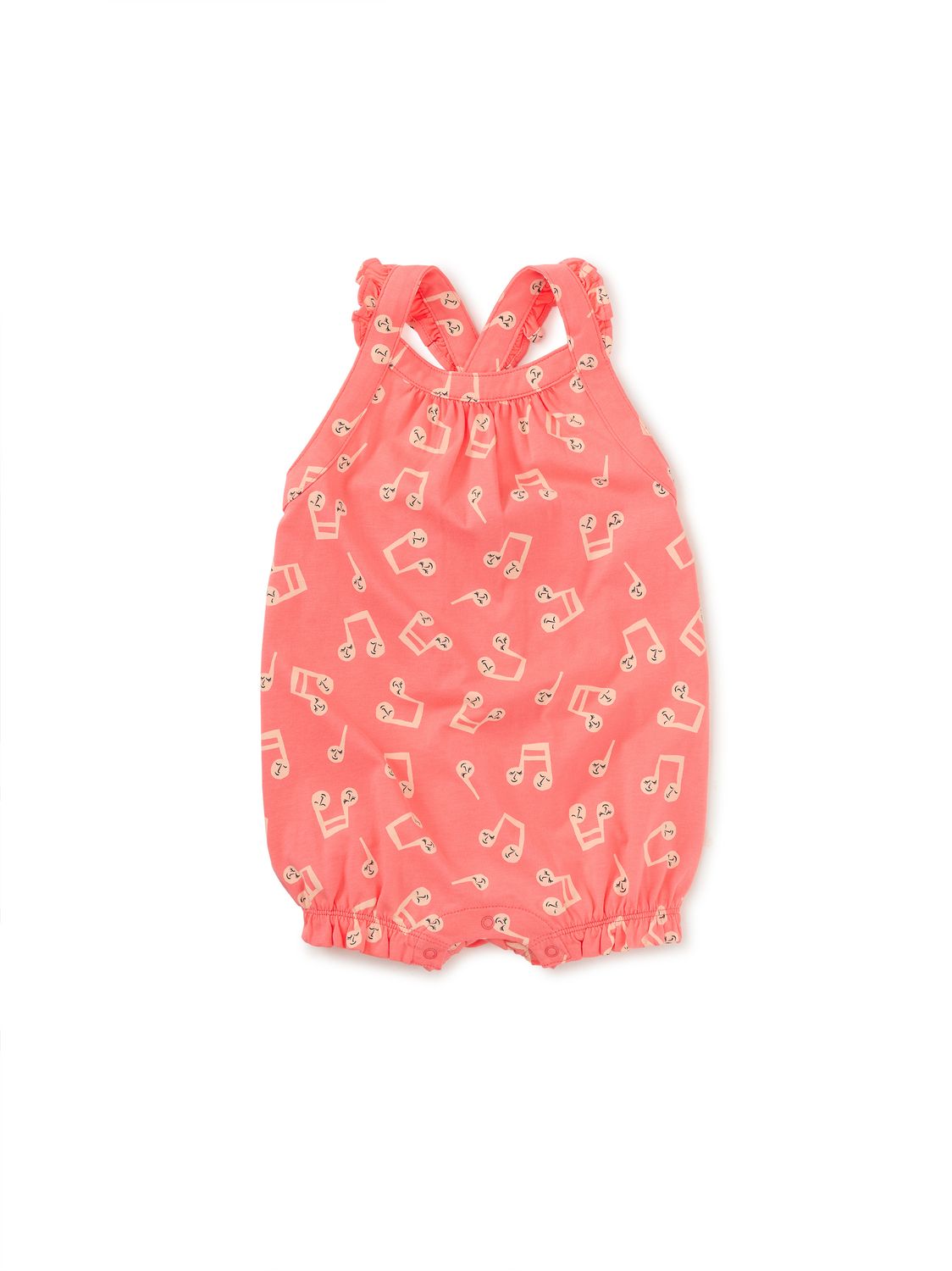 Cross-Back Baby Romper Musicalia