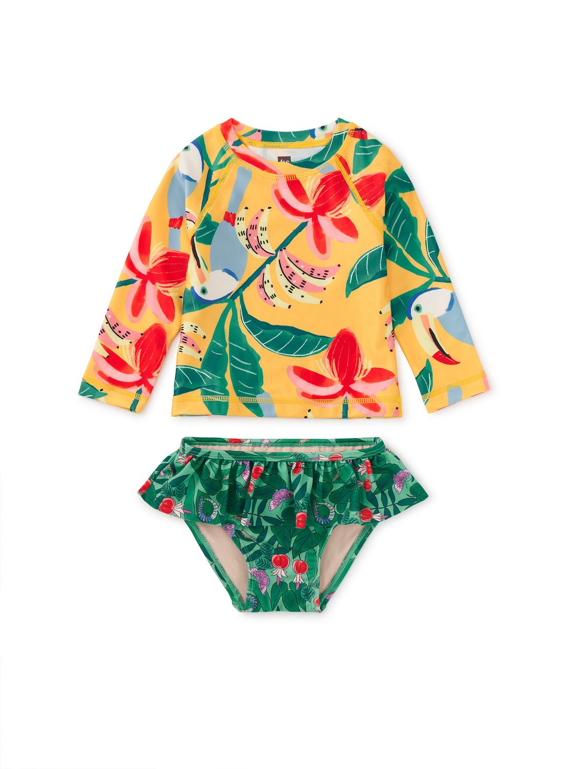Rash Guard Baby Swim Set Toucan Banana Tree