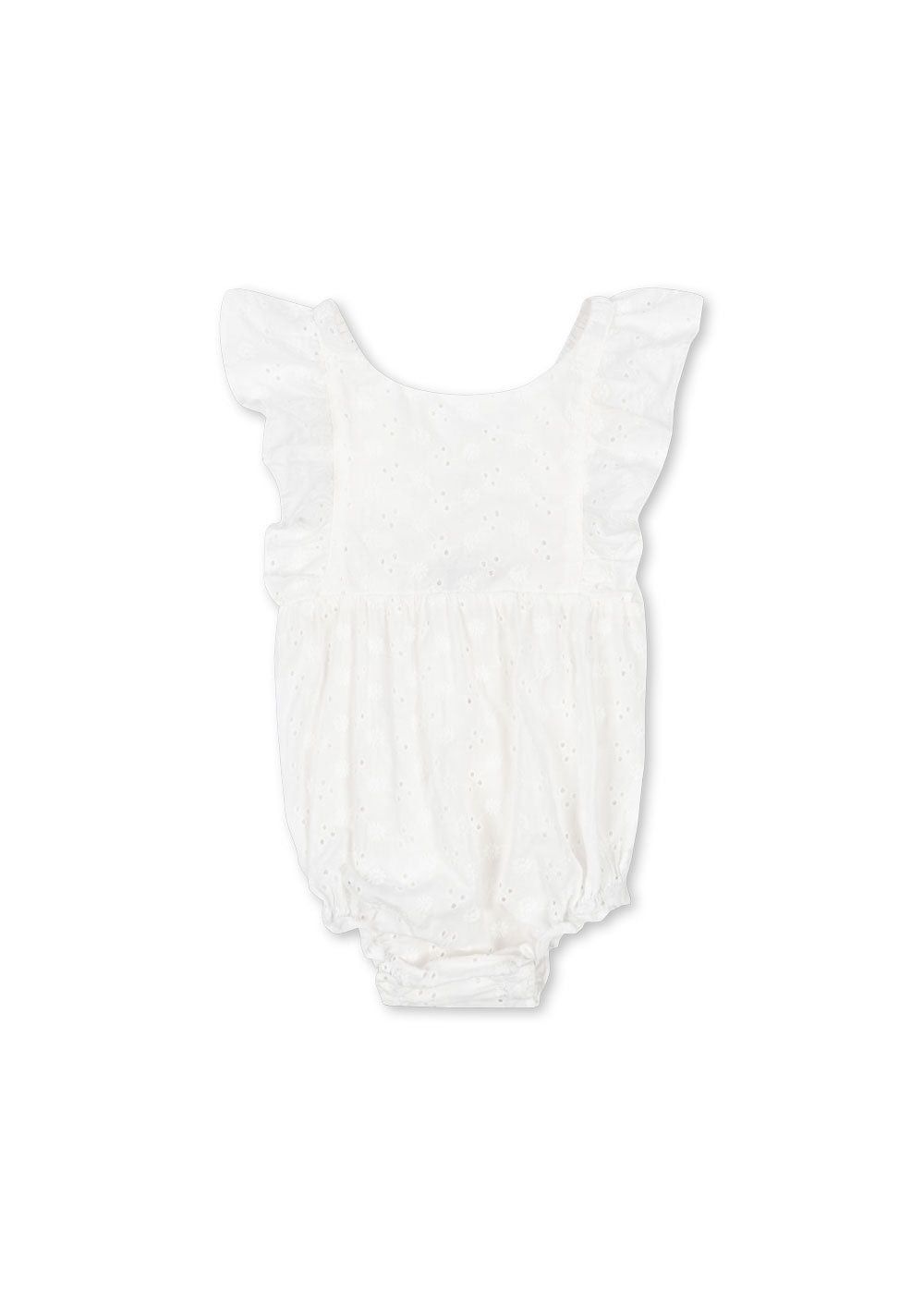 Lacey Romper Optic White