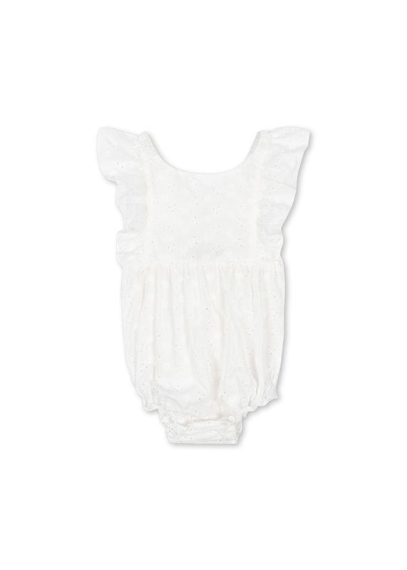 Lacey Romper Optic White