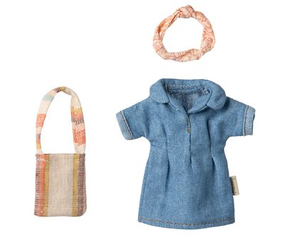 Denim Dress and Bag Mum Mouse