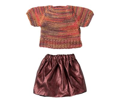 Skirt and Knitted Blouse Mum Mouse