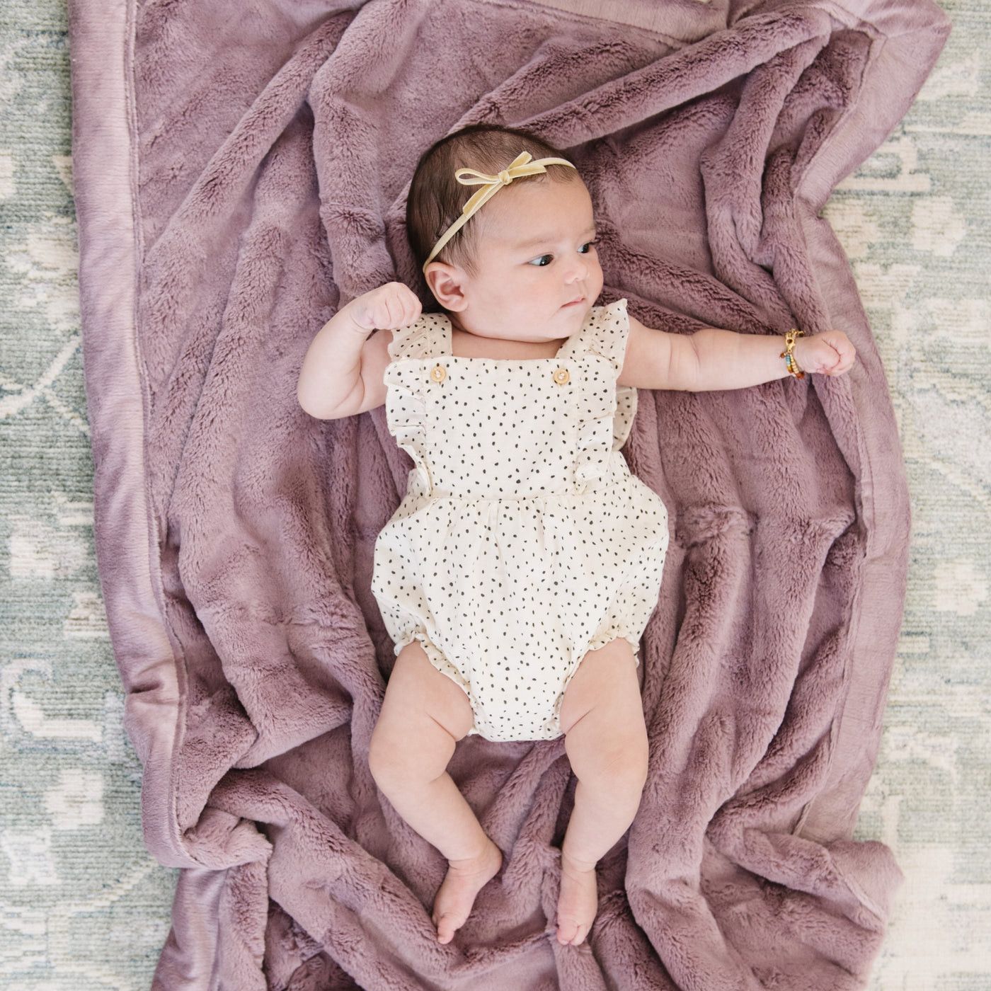 Lush Receiving Blanket Bloom