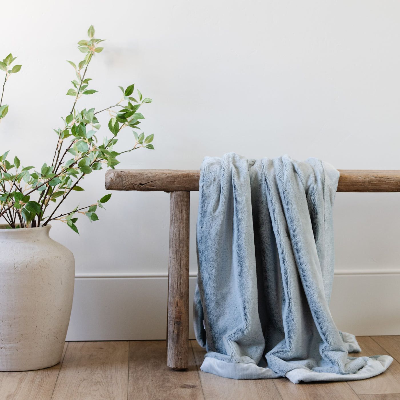 Lush Receiving Blanket Chambray