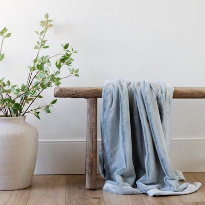 Lush Receiving Blanket Chambray