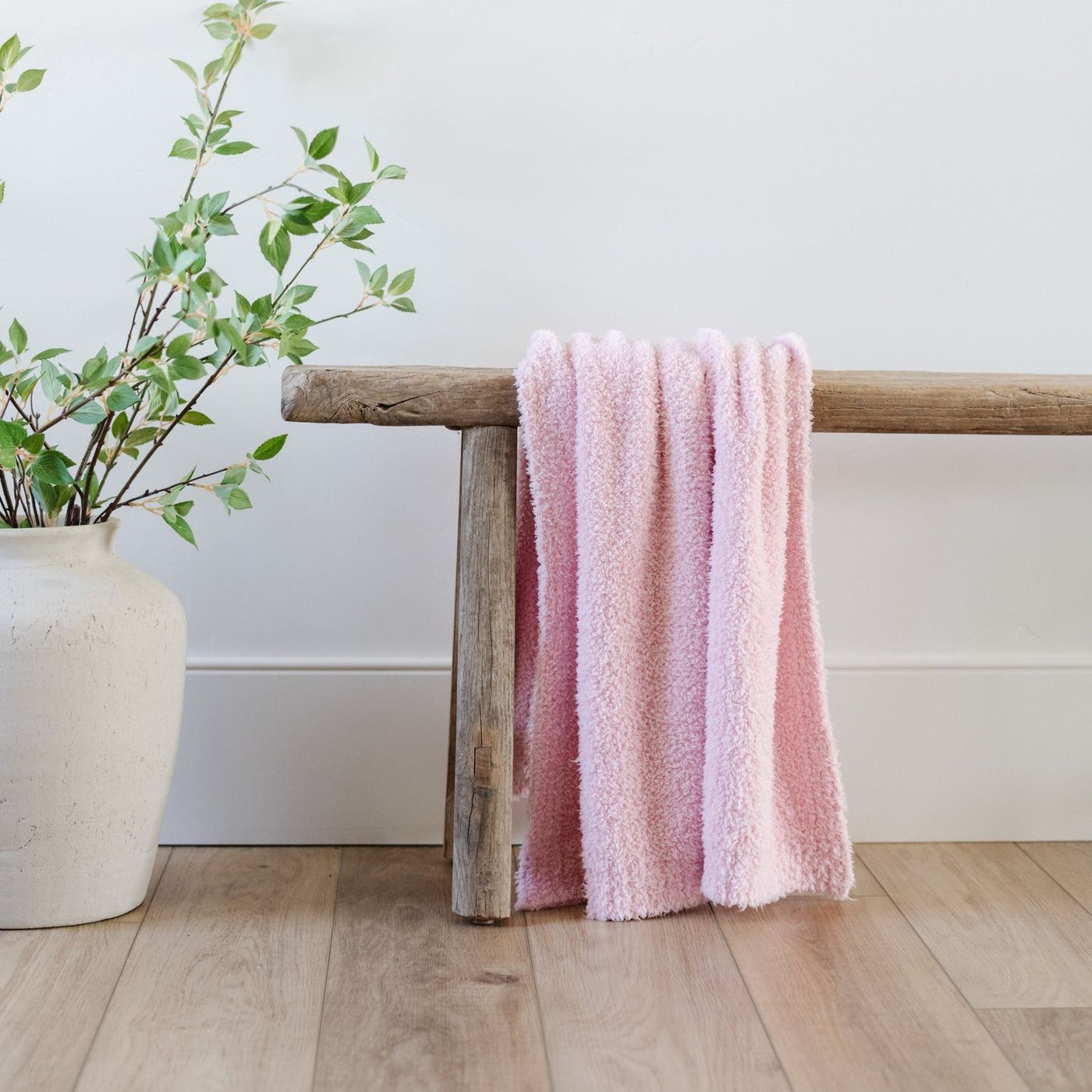 Bamboni Receiving Blanket Light Pink
