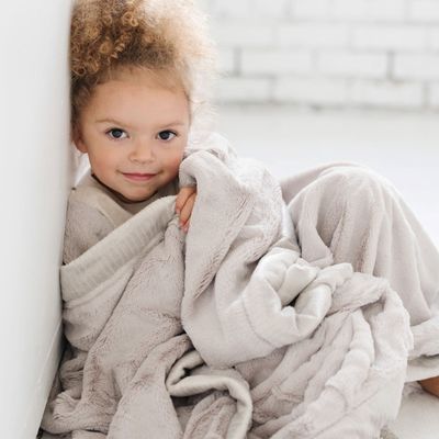 Lush Toddler Blanket Feather