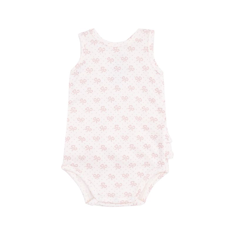 Vintage Mini Bows Ruffle Tank Bubble