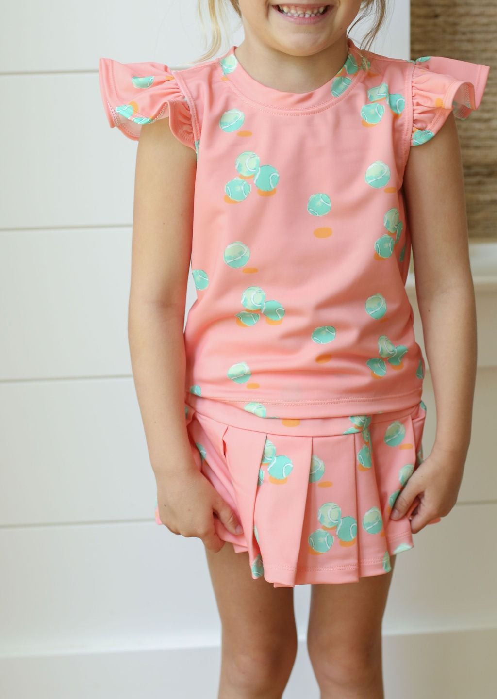 Tennis Set Love Love Coral