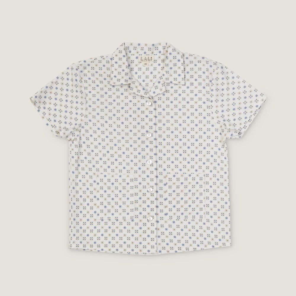 Henri Shirt Tile Print