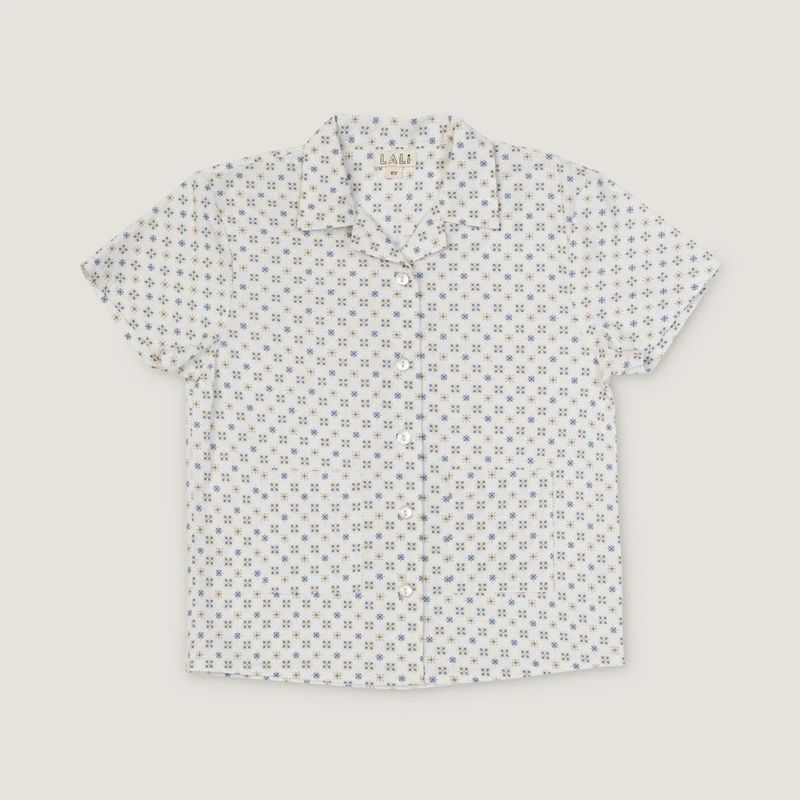 Henri Shirt Tile Print