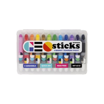 Geo Sticks Vibrant Tempera Paint Sticks