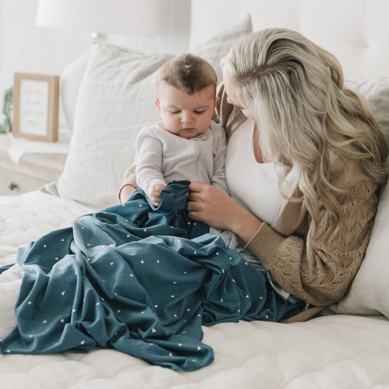 Stretchy Swaddle Denim Triangle