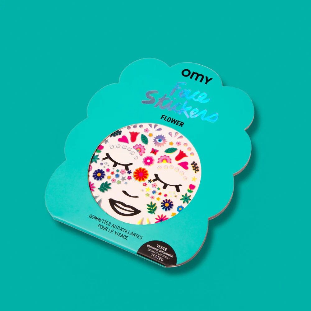 Flower Face Stickers