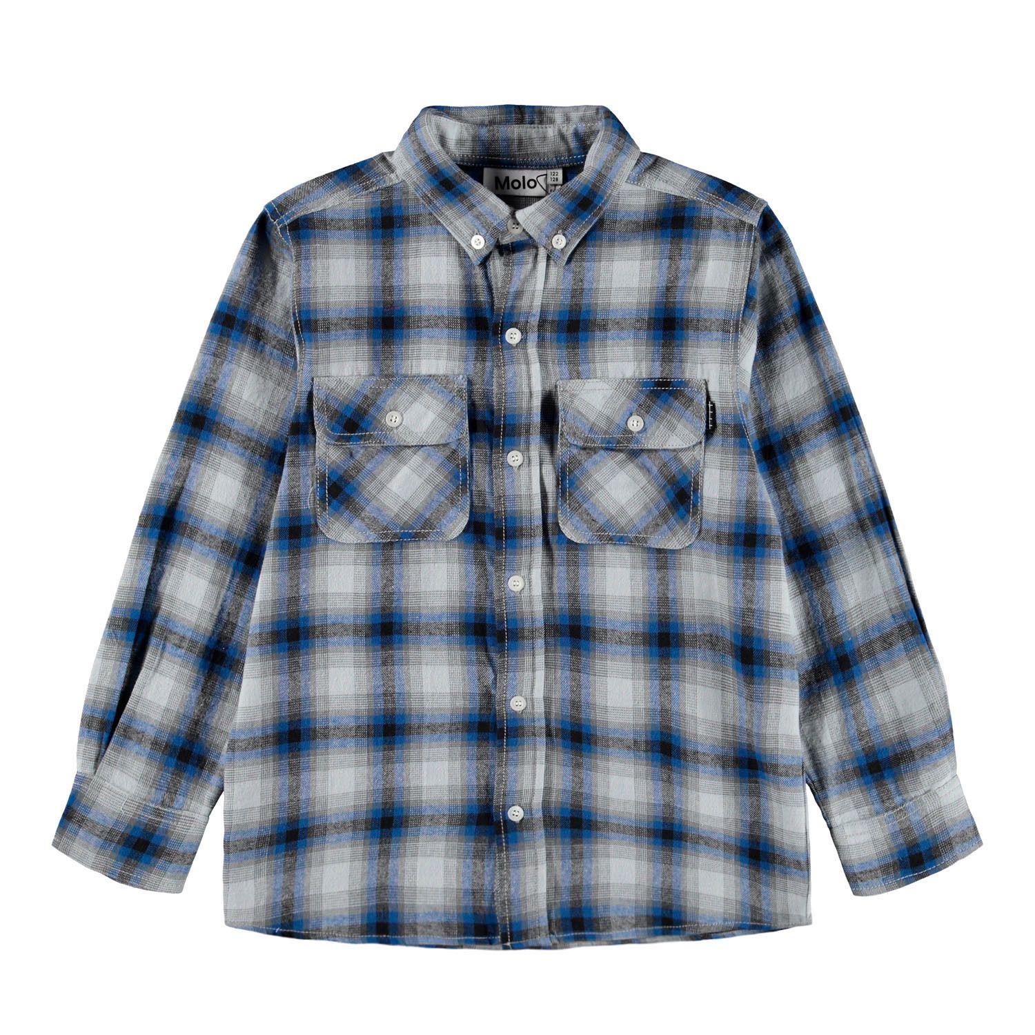 Rozzy LS Shirt Moon Blue Check