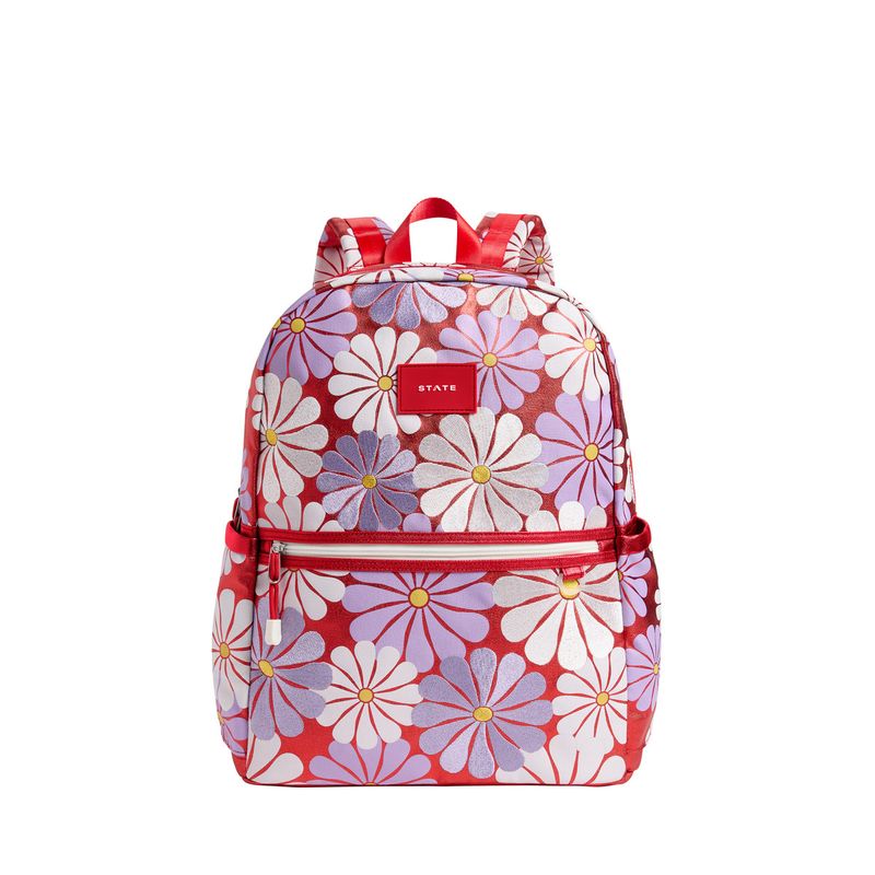 Kane Double Pocket Large Backpack Ruby Floral