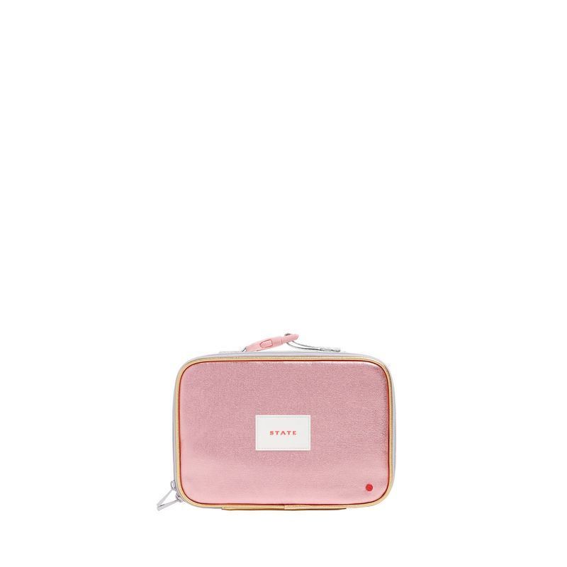 Rodgers Lunch Box Pink/Silver