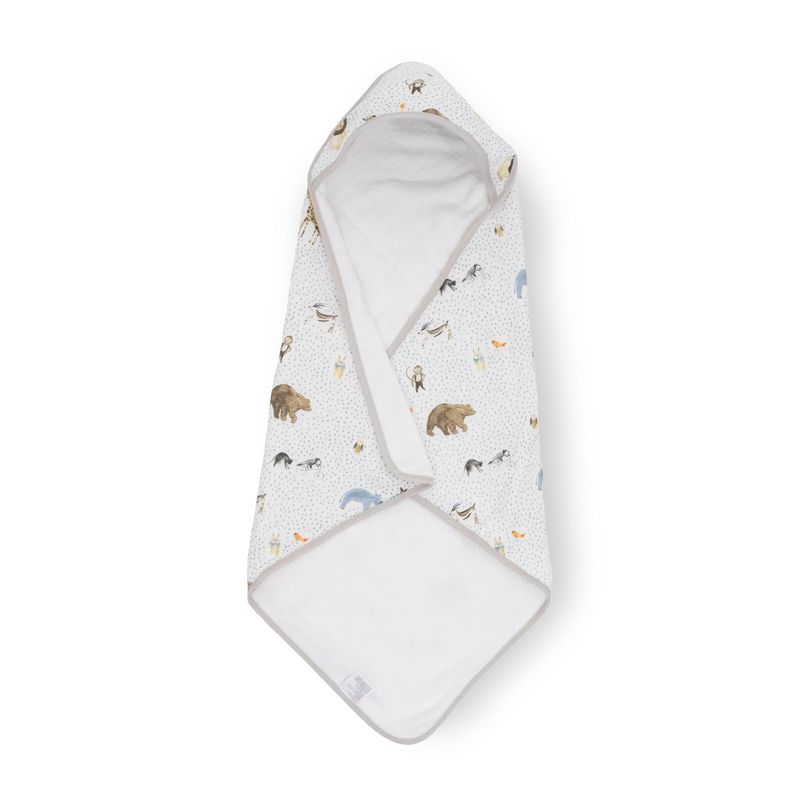 Infant Hooded Towel - Party Animals