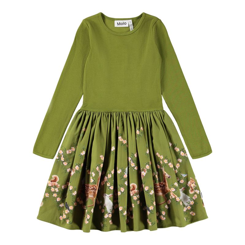 Casie Warm Dress Argyle Forest