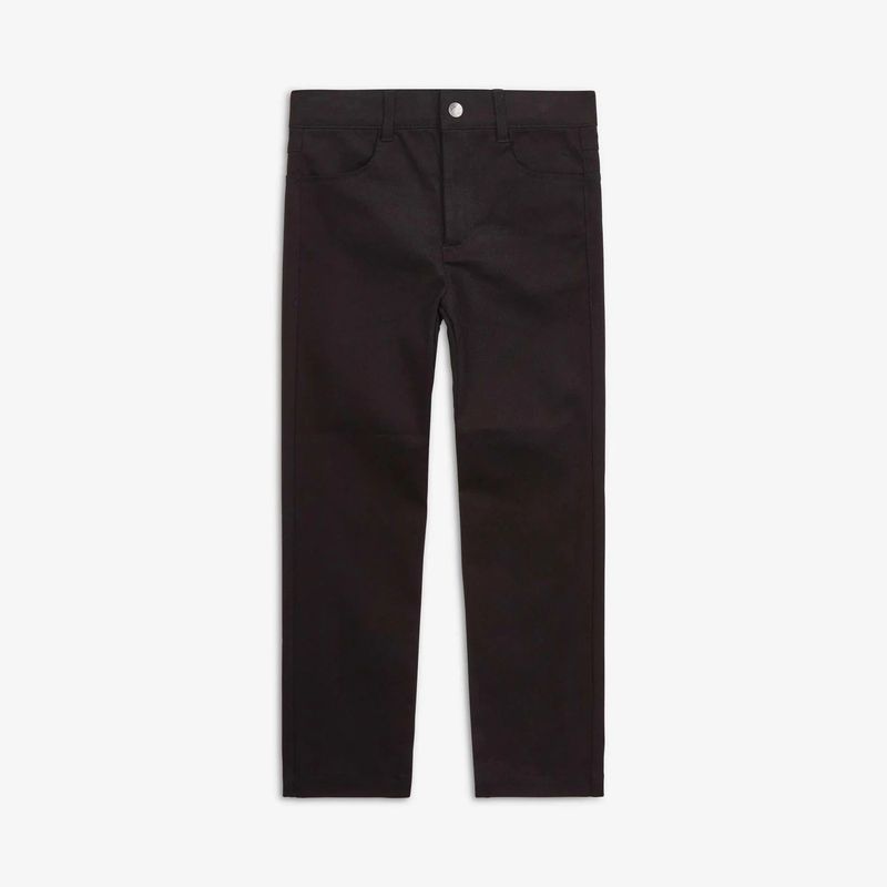 Skinny Twill Pants Black