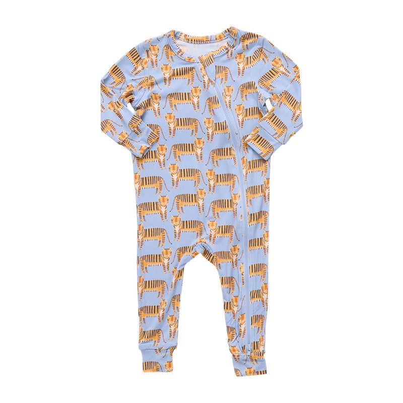Bamboo Romper Tigers
