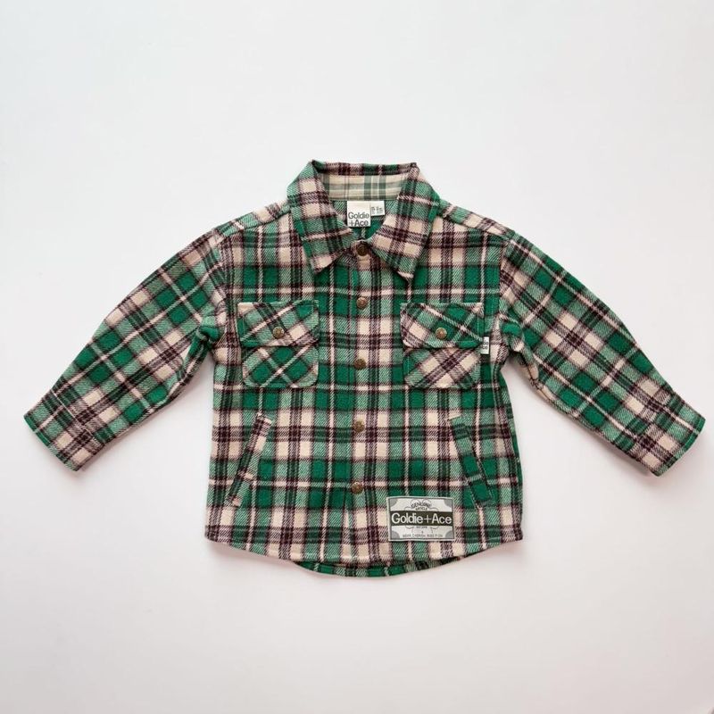 Rowan Check Shirt Emerald