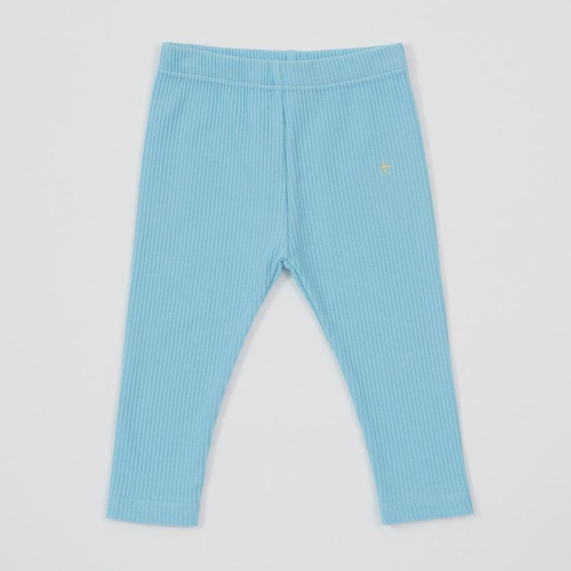 Bowie Rib Legging Sky Blue