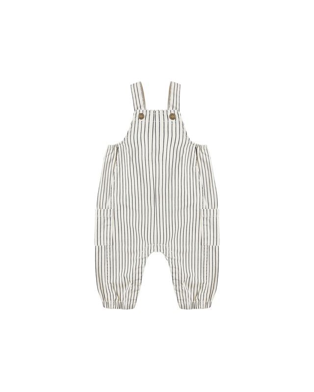 Cargo Baby Overall Navy Pinstripe
