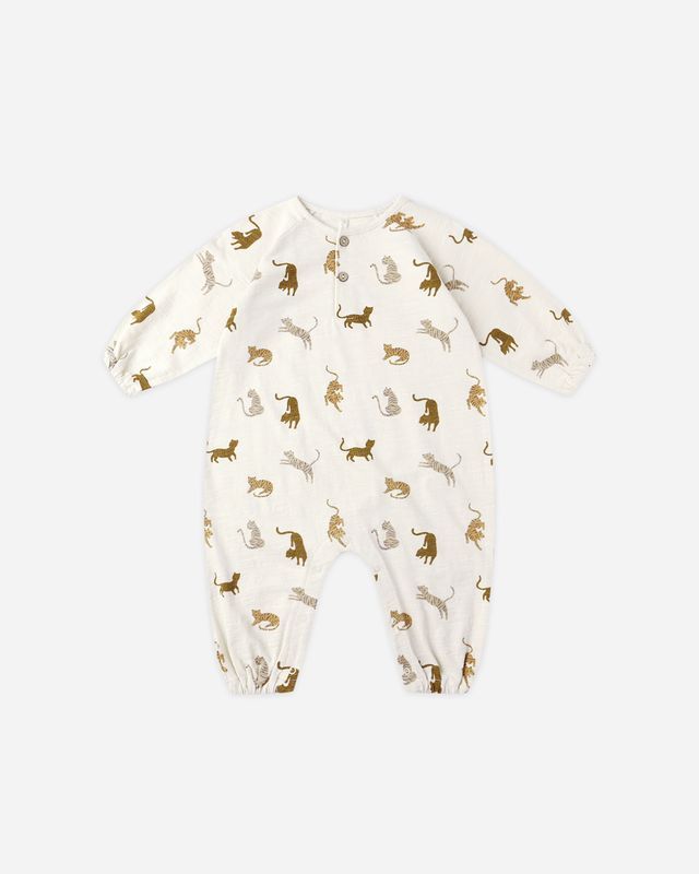 Henley Jumpsuit Tigers