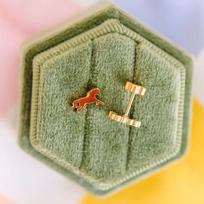 Horse Screwback Earrings
