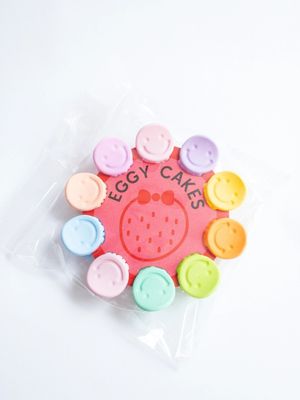Smiley Face Small Hair Claws - 10 Pack
