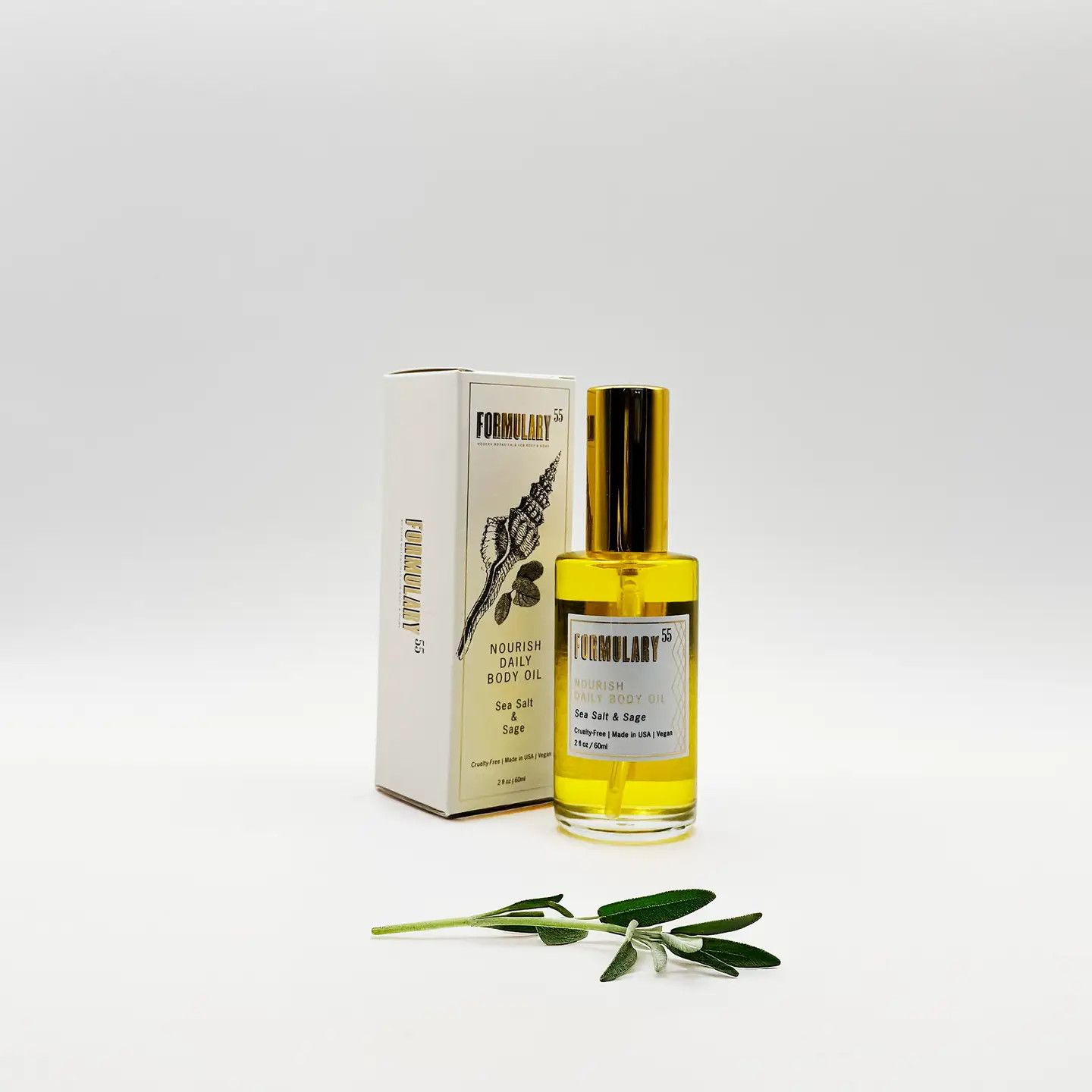 Nourish Daily Body Oil - Sea Salt &amp; Sage 2oz
