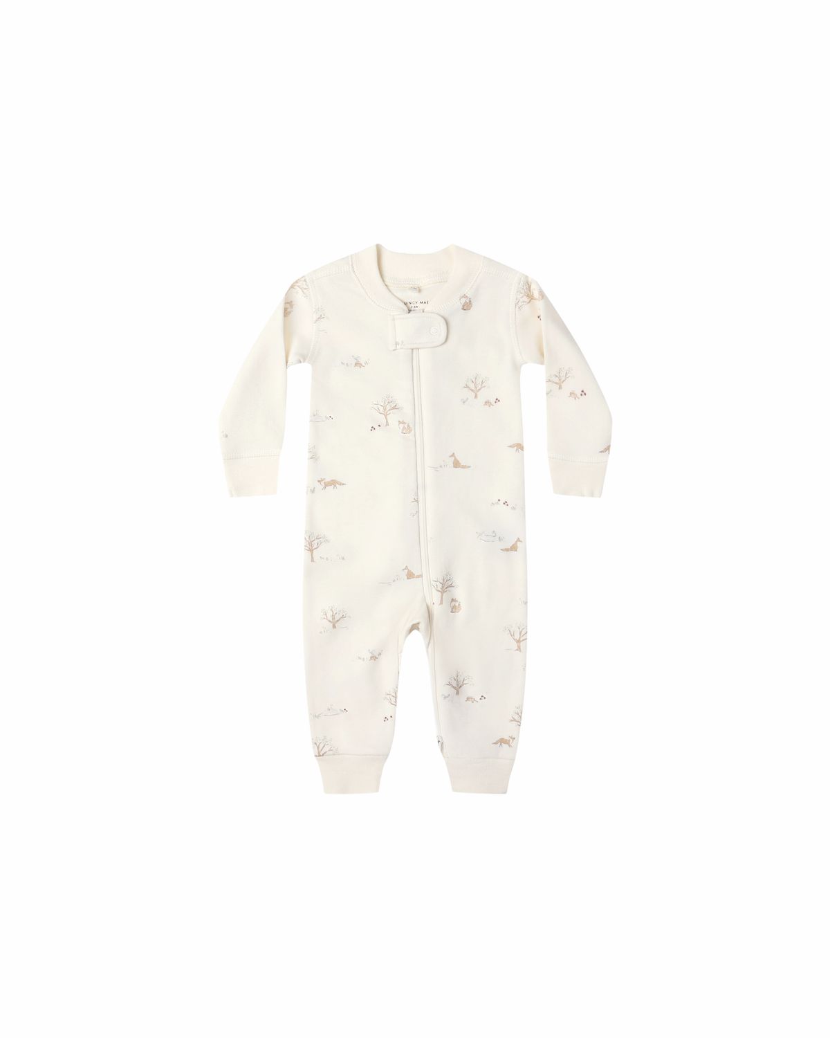 Zip Long Sleeve Sleeper Fox Land