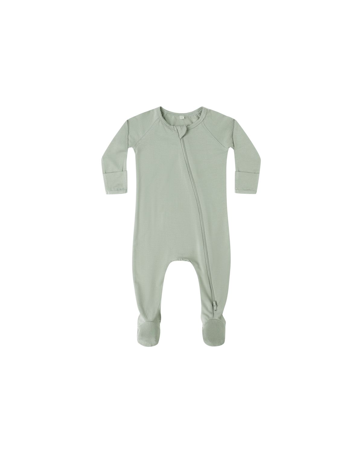 Bamboo Zip Footie Fern