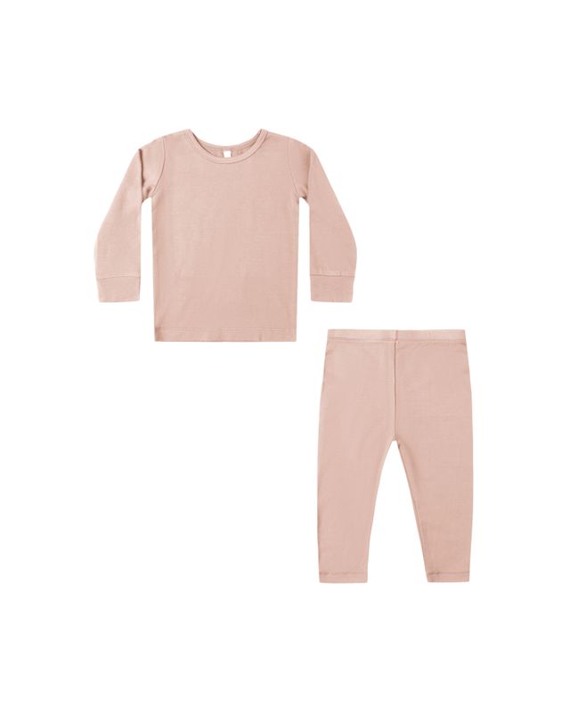 Bamboo Baby Pajama Set Rose