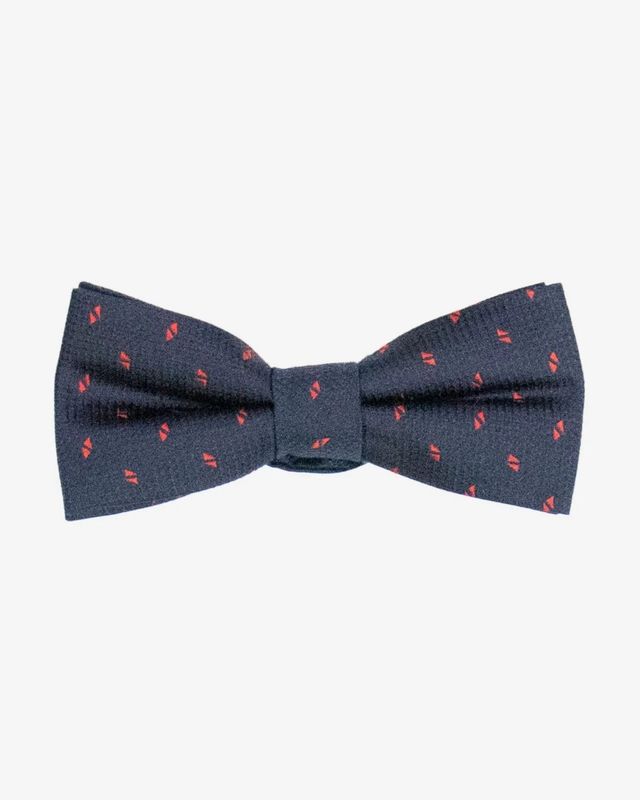 Bow Tie Navy Darts One Size