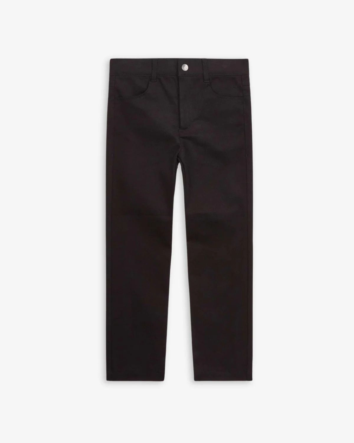 Skinny Twill Pants Black